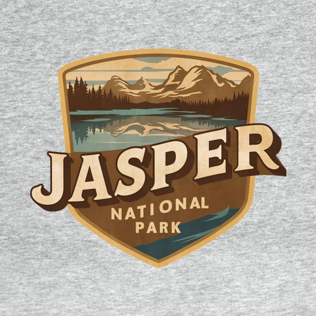 Retro Jasper National Park by Perspektiva